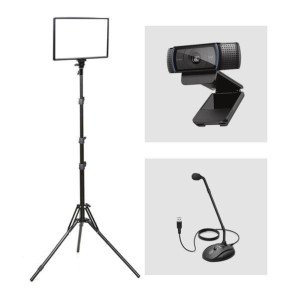 [오토케] 나는 왕초보다 PC방송세트1 큐브라이트45 LED 조명/로지텍 C920/FIFINE K052 > 영상가전