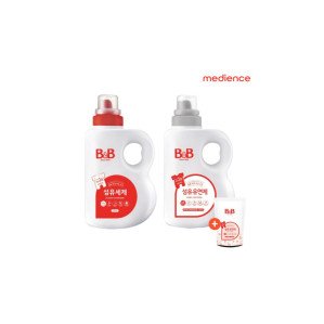 800ml 유연제 증정) 비앤비 섬유 세제/유연제 1500ml 모음전